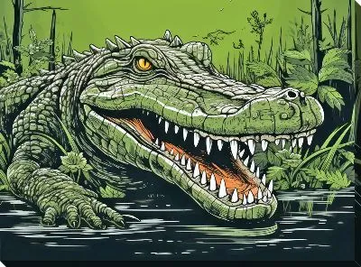 Постер Крокодил №49