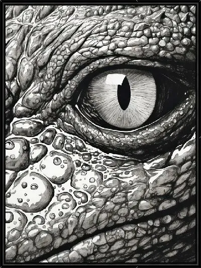 Картина Крокодил №54