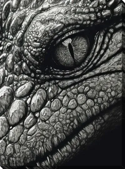 Картина маслом Крокодил №56