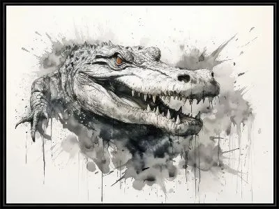 Картина Крокодил №75