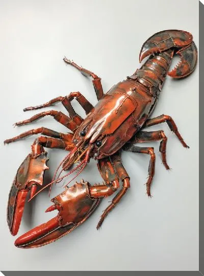 Картина маслом Рак №1