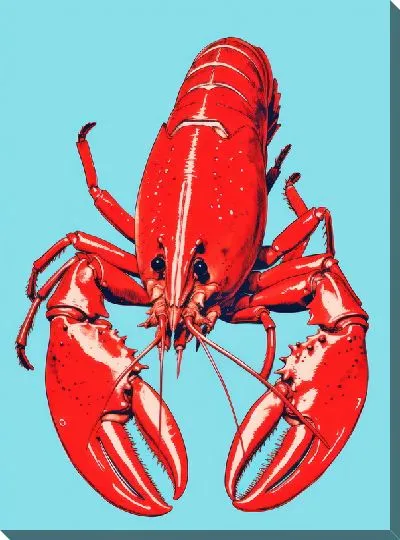 Картина маслом Рак №5