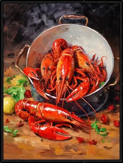Картина Вареные раки