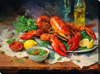 Натюрморт с раками