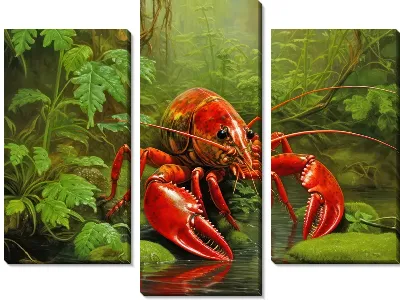 Модульная картина Рак №8