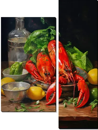 Модульная картина Раки №17