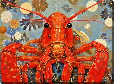 Картина маслом Рак №18