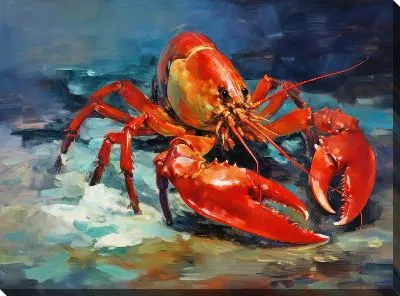 Картина маслом Рак №37
