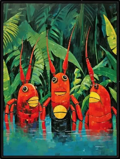 Картина Купающиеся раки