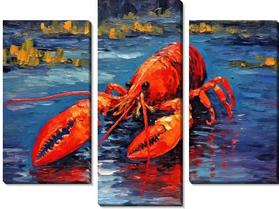 Модульная картина Рак №46