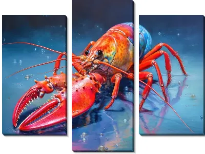 Модульная картина Рак №50