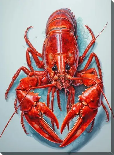 Картина маслом Рак №53