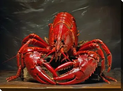 Картина маслом Рак №58