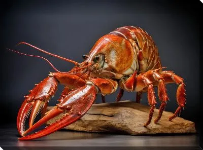 Картина маслом Рак №61