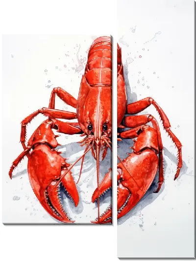 Модульная картина Рак №68