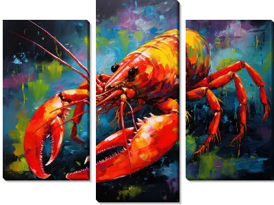 Модульная картина Рак №71