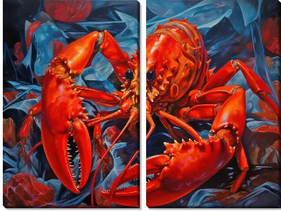 Модульная картина Рак №73