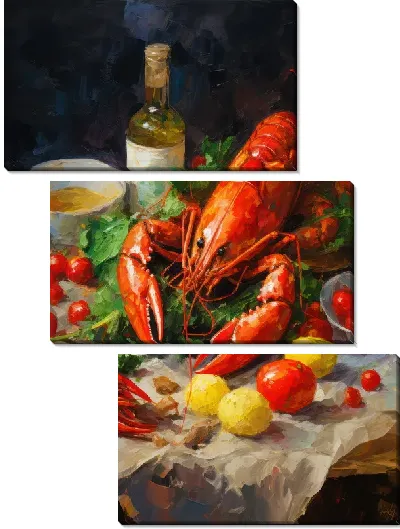 Модульная картина Рак №78