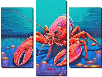 Модульная картина Рак №80