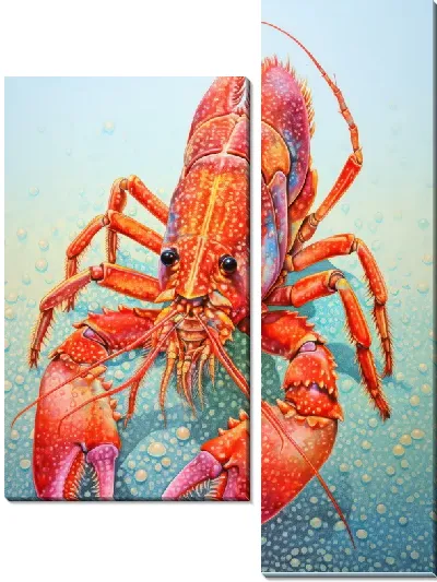 Модульная картина Рак №81