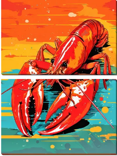 Модульная картина Рак №85