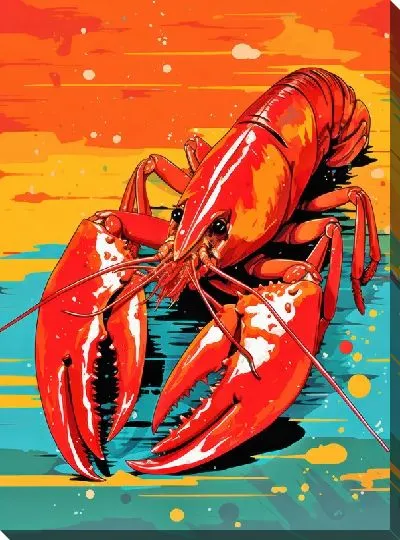 Картина маслом Рак №85