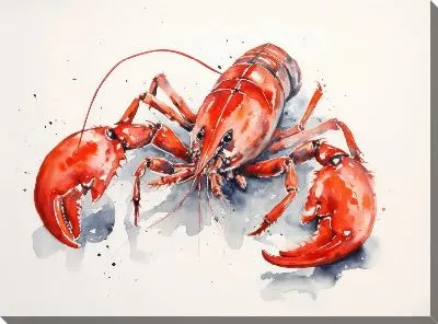 Картина маслом Рак №95
