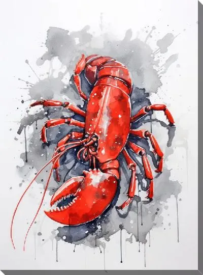 Картина маслом Рак №97