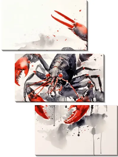 Модульная картина Рак №98