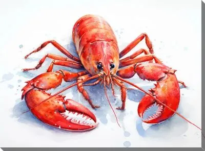 Картина маслом Рак №106