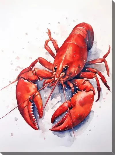 Картина маслом Рак №108