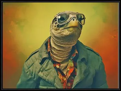 Черепаха в солнечных очках