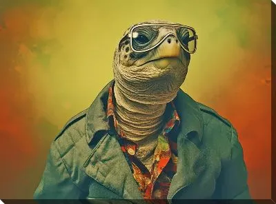 Черепаха в солнечных очках