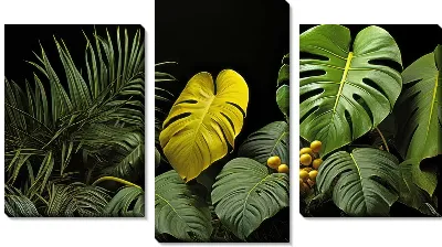 Модульная картина Монстера №46