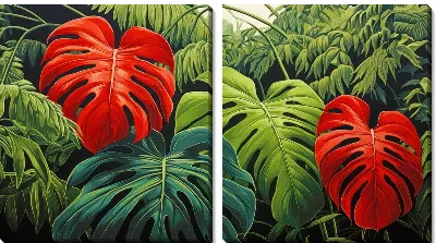 Монстера в джунглях №71