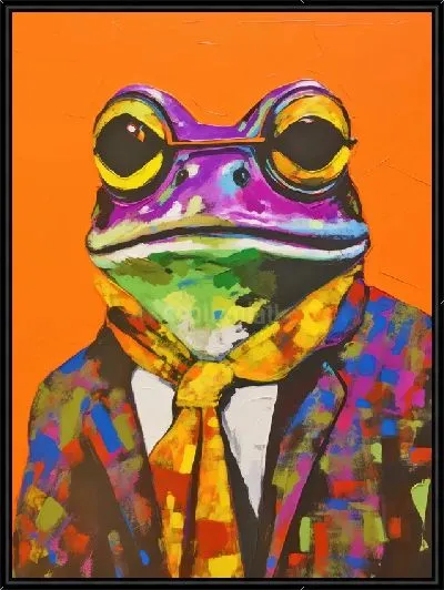 Картина Лягушка в одежде