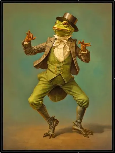 Картина Танцы лягушки