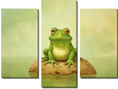 Модульная картина Лягушка №20