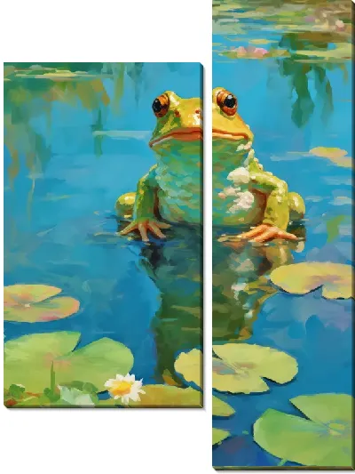 Модульная картина Лягушка №21
