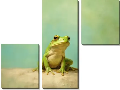 Модульная картина Лягушка №30