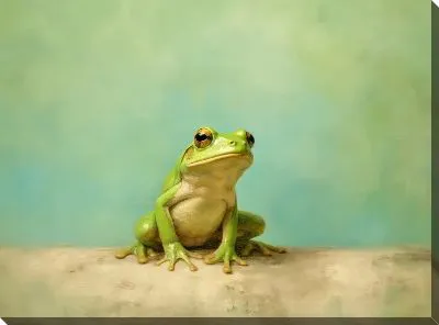 Картина маслом Лягушка №30