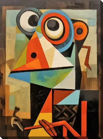 Картина маслом Лягушка №52