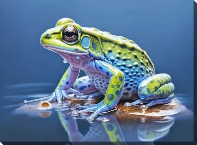 Картина маслом Лягушка №63