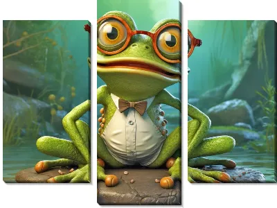 Модульная картина Лягушка №71