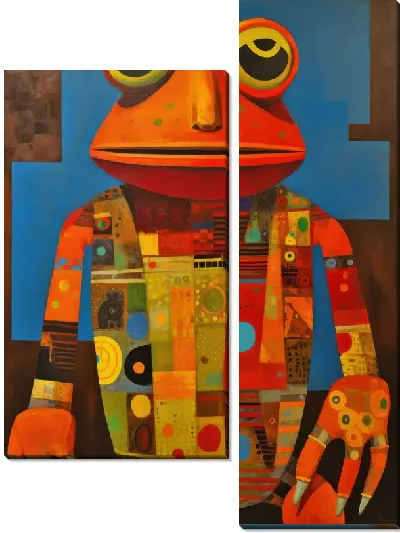 Модульная картина Лягушка №75