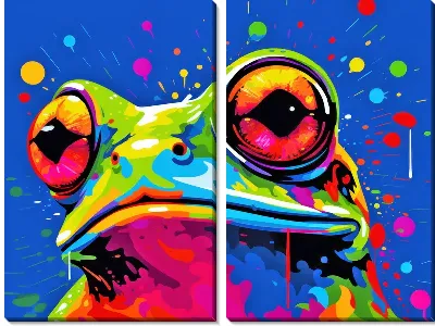 Модульная картина Лягушка №92