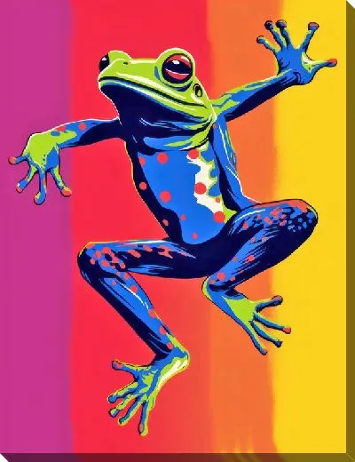 Картина маслом Лягушка №94