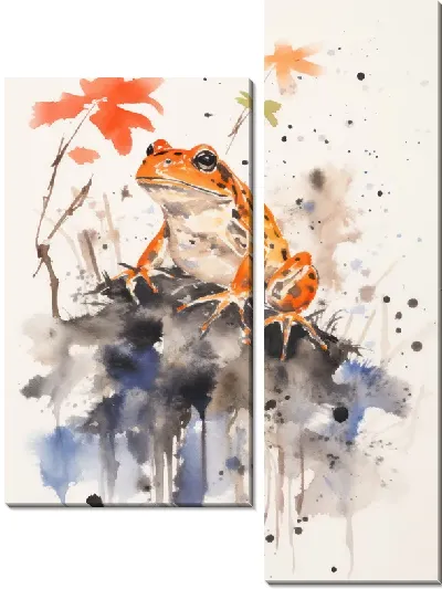 Модульная картина Лягушка №101