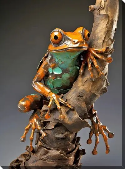 Картина маслом Лягушка №115