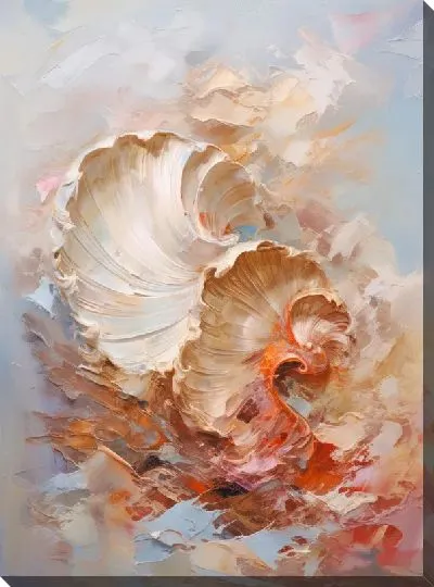 Картина маслом Ракушки №1